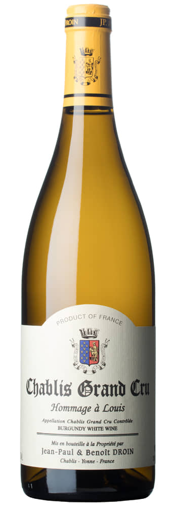 Droin Chablis Grand Cru Les Clos "Hommage à Louis" | JEAN-PAUL & BENOIT DROIN | Chablis, Burgundy